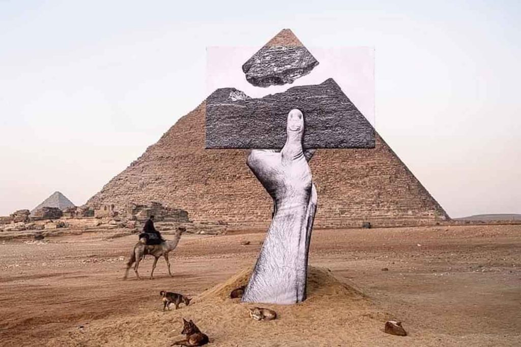 Para sempre é agora: a arte é as pirâmides de Gizé