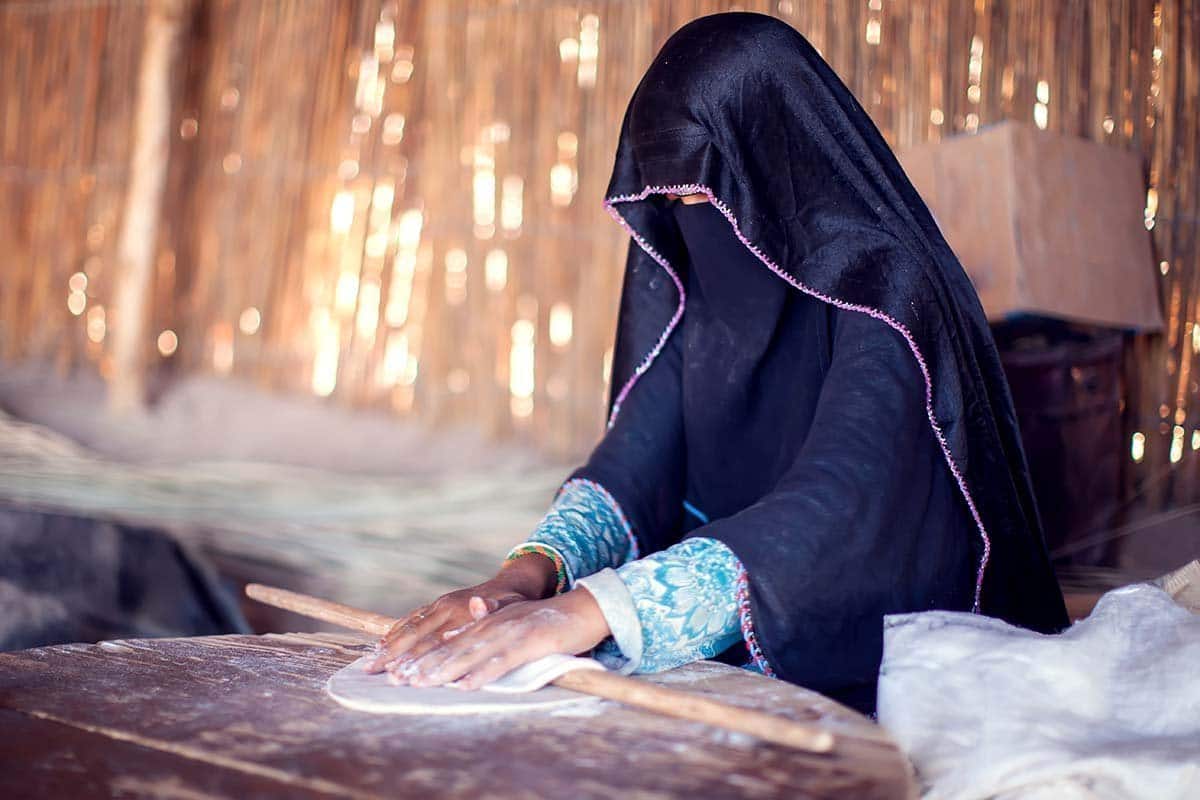 Mujer beduina en Egipto