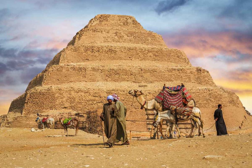 The bent pyramid of Dahshur