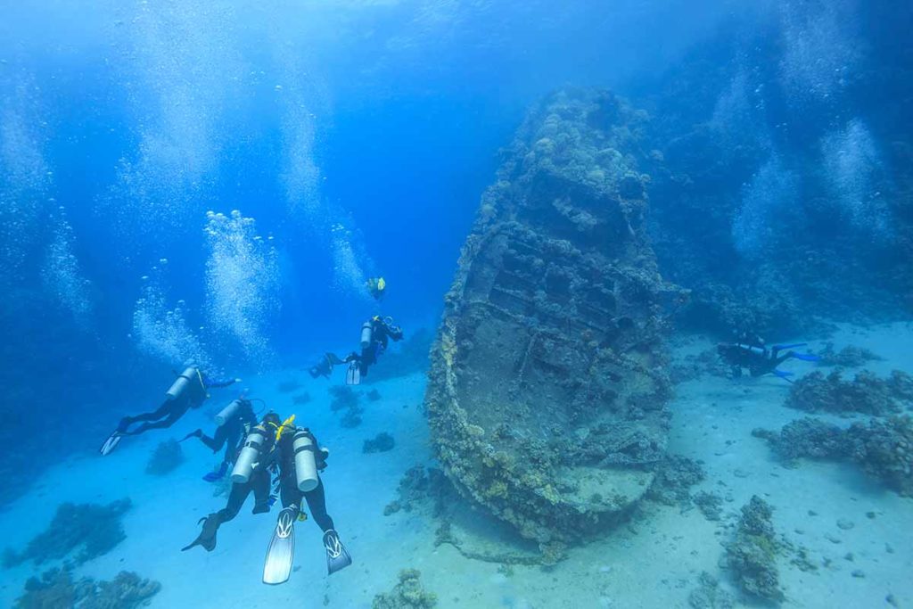 Sunken shipwrecks in Egypt