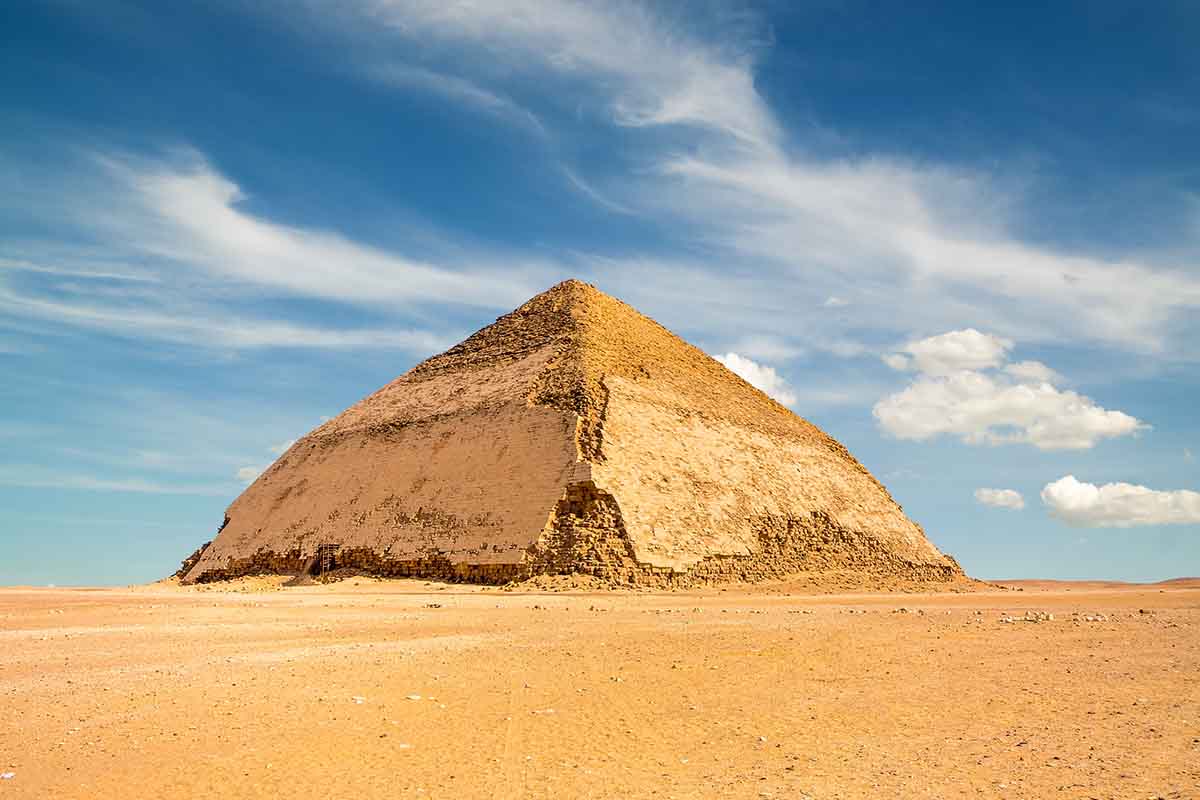 piramide acodada dahshur Les autres pyramides d'Égypte, qui valent également la peine d'être visitées