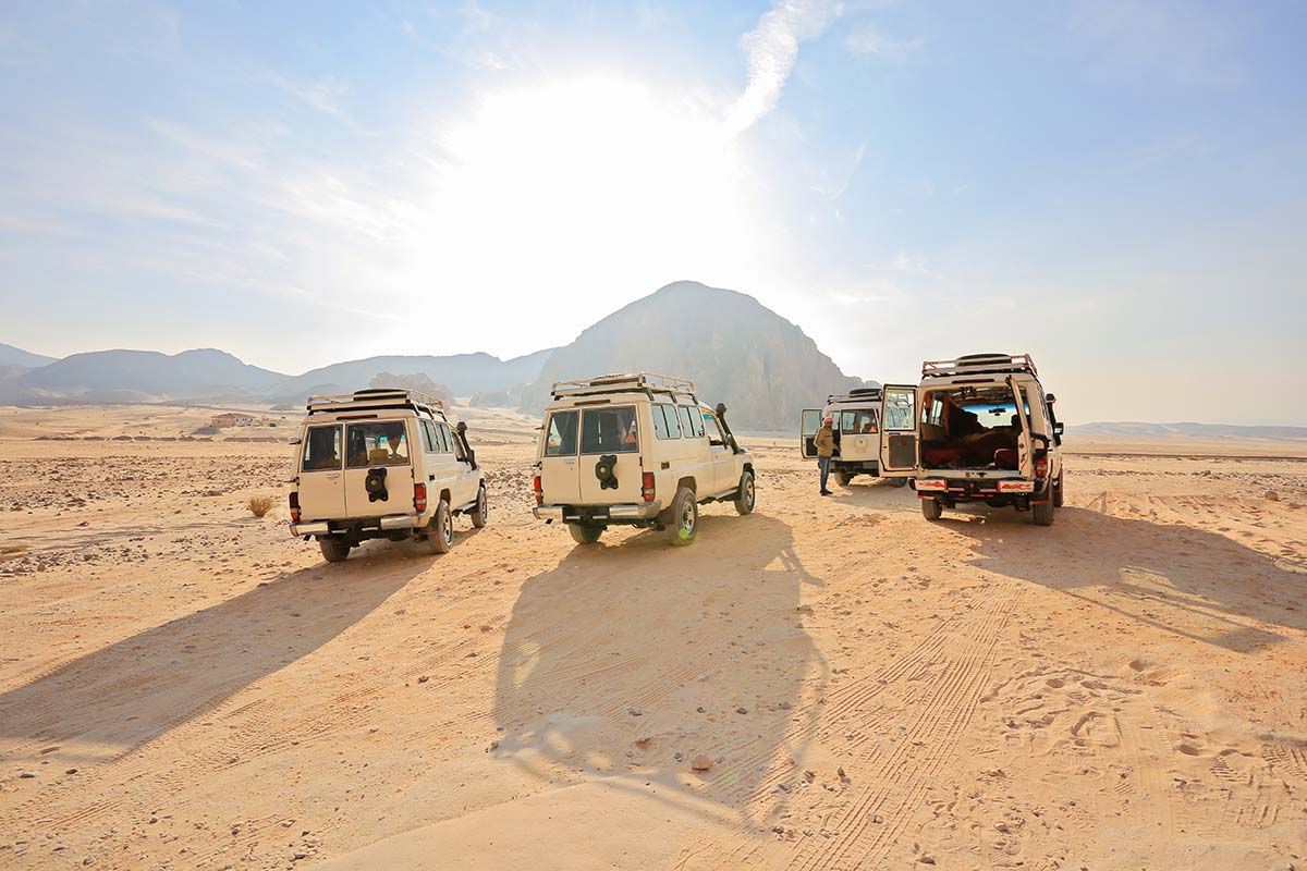 Safari no deserto em 4x4 no Egipto