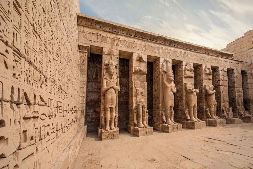 Mortuary temple of Ramses III at Medinet Habu