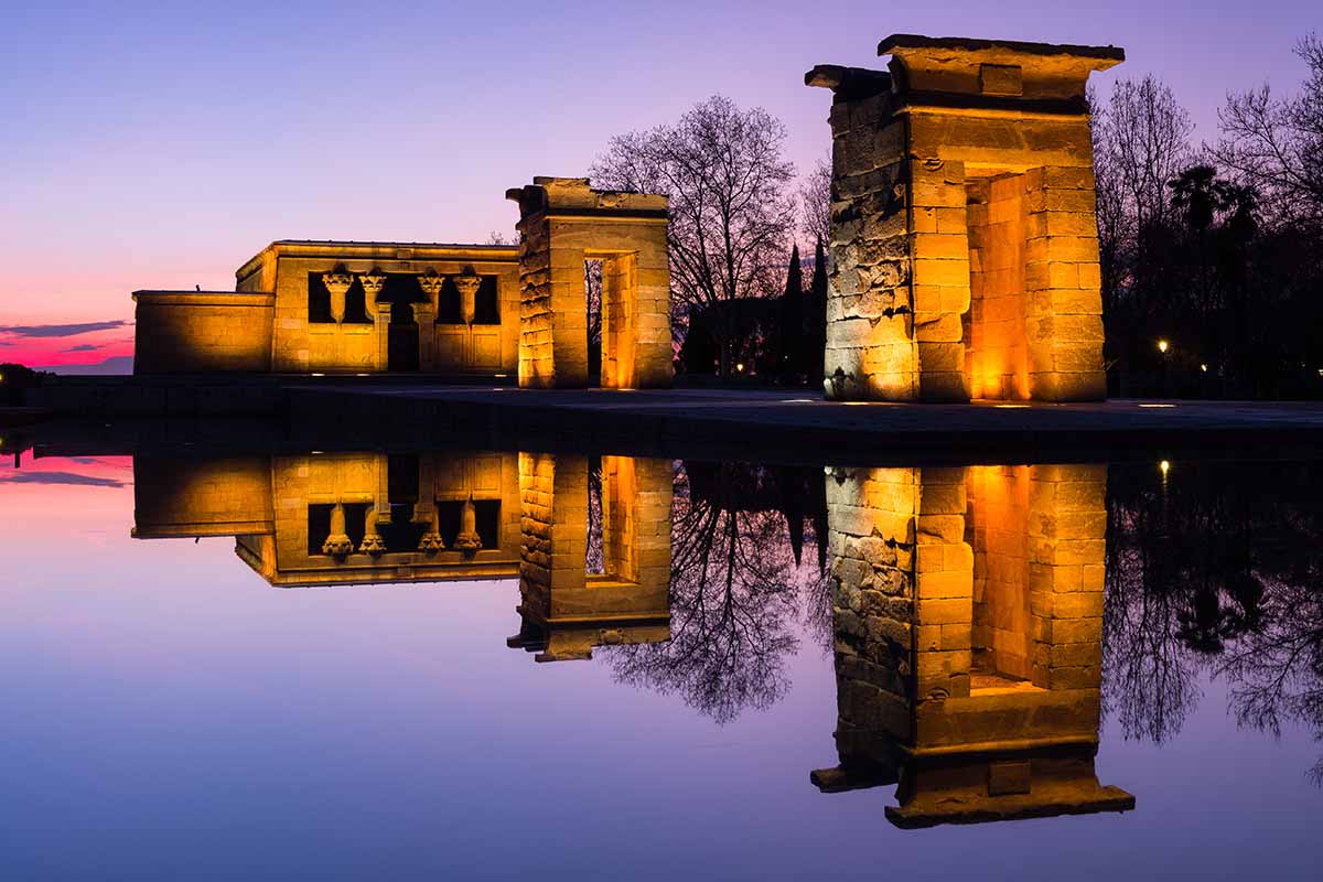 Tempio di Debod a Madrid