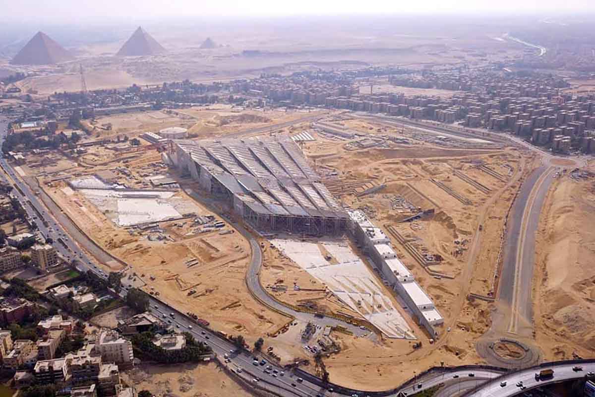 Posizione del Grande Museo Egizio di Giza