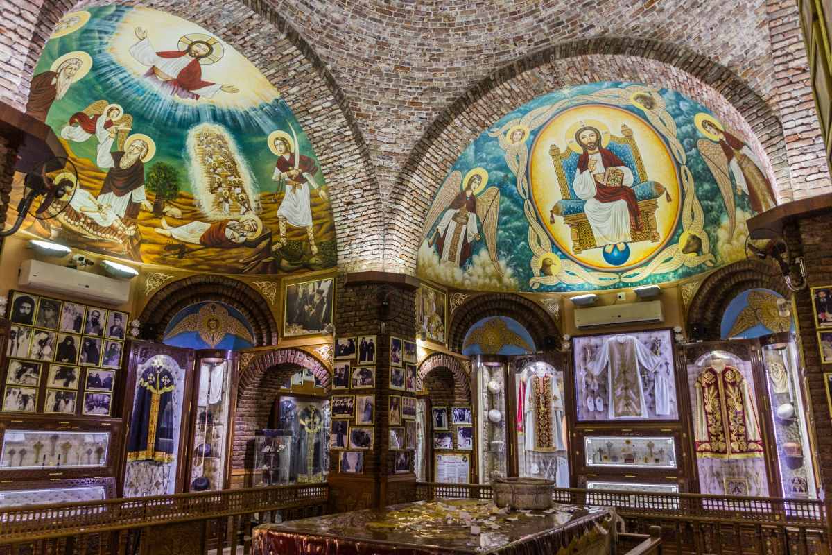 Interior de Monasterio de Saint Bishoy