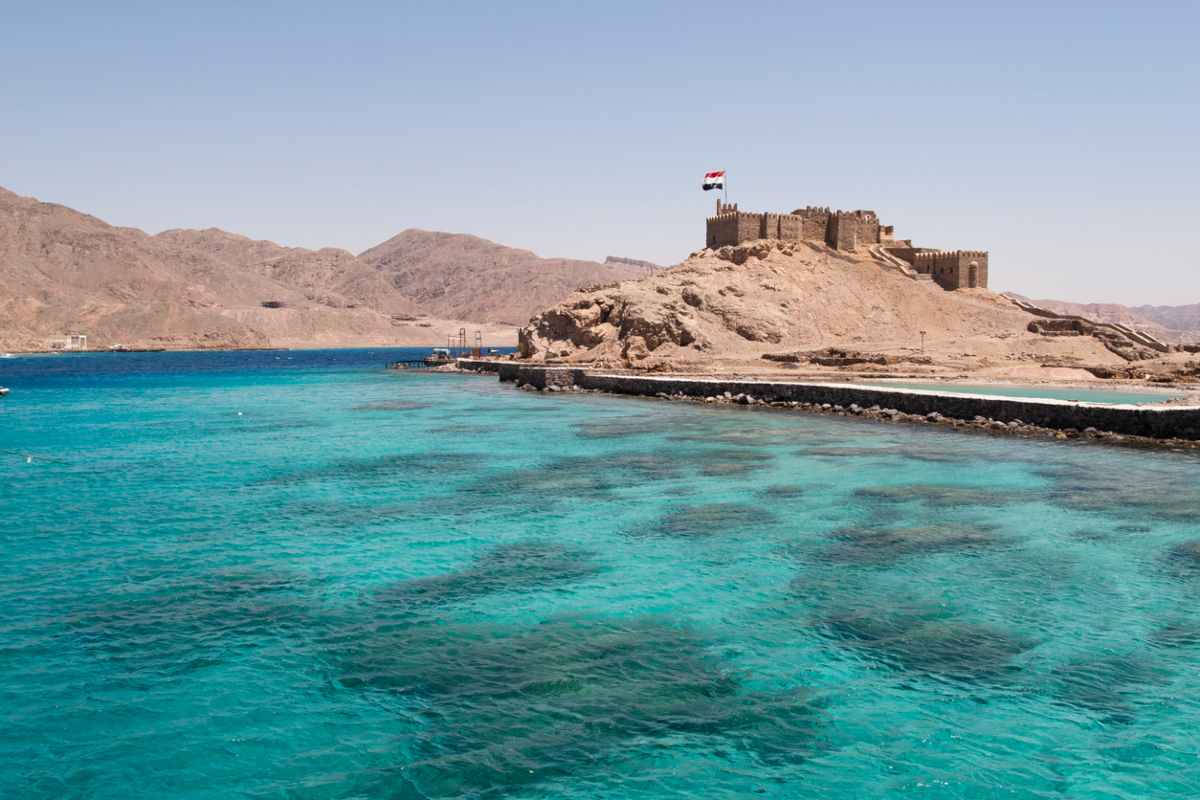 Pharaoh Island in Egypt