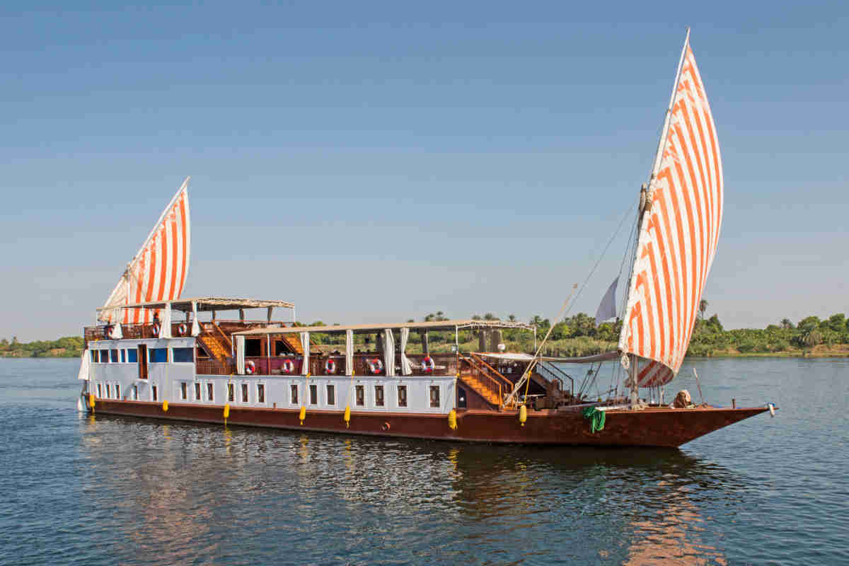 Dahabiya para cruceros por el Nilo de lujo