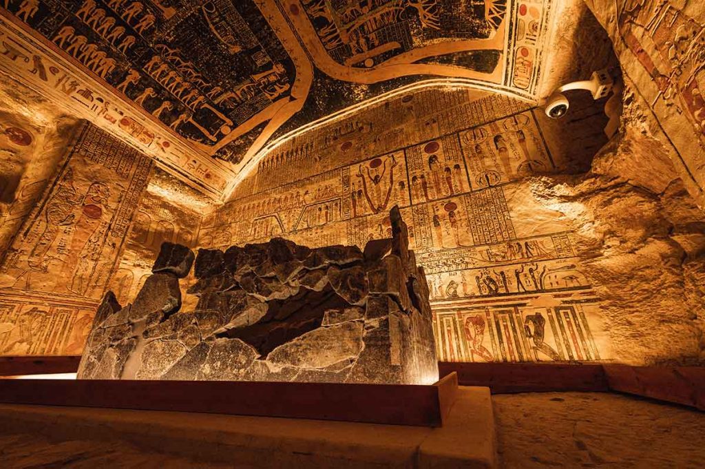 Itinerario delle tombe della valle dei Re