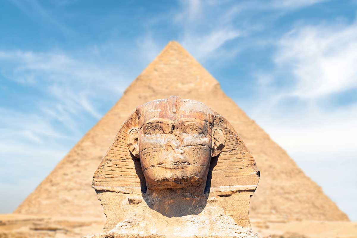 Pyramid and sphinx architecture