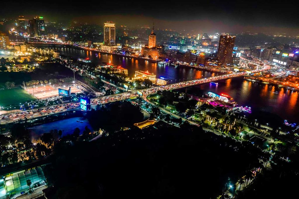 Itinerario Skyline del Cairo di notte