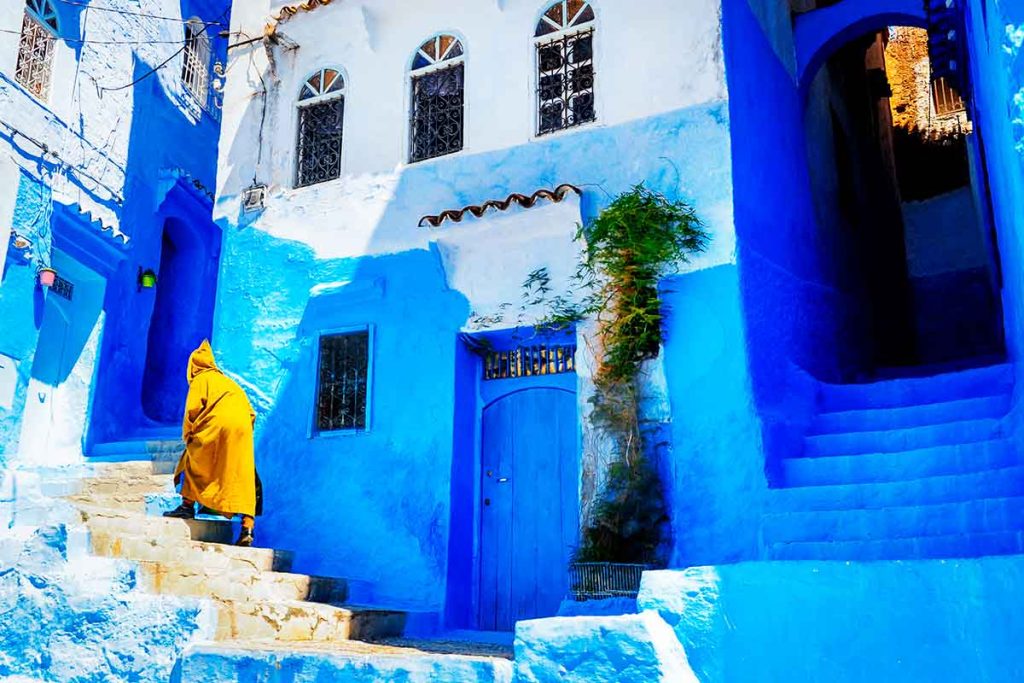 Visita a Chaouen, a cidade azul combinada do Egipto