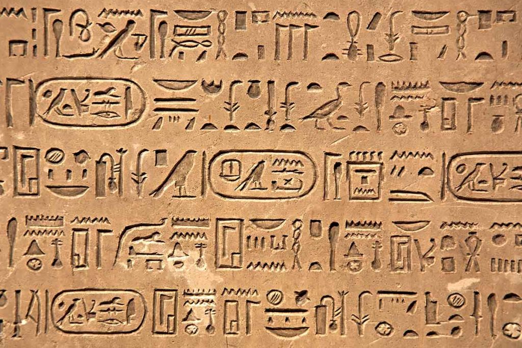 Ancient Egyptian writing