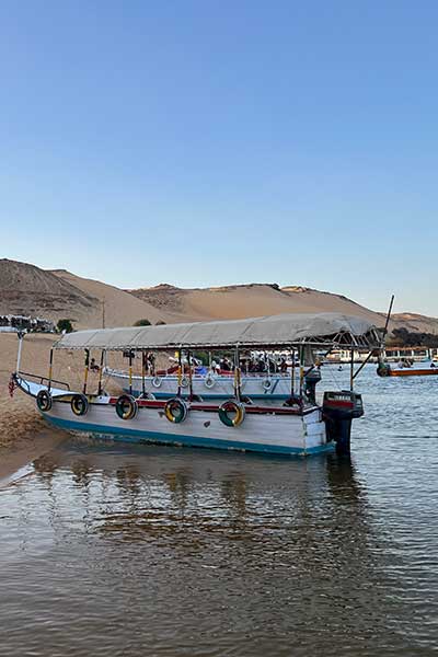 GITA IN BARCA AD ASWAN