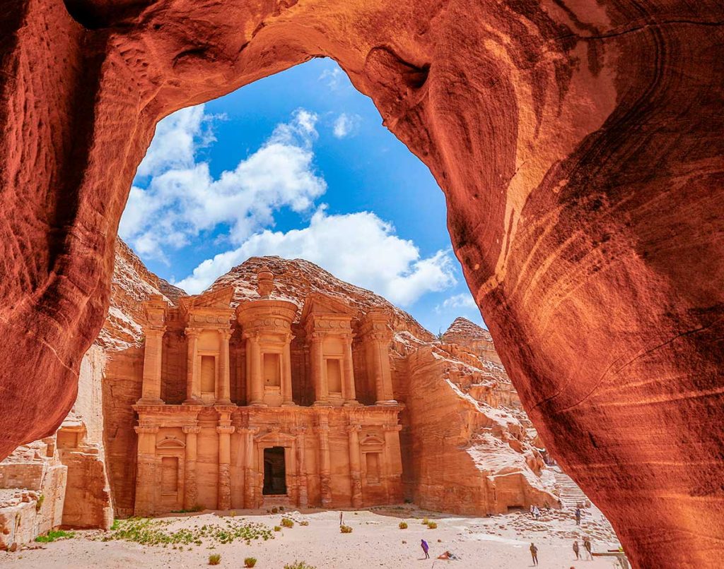 Itinerário de Petra combinado com o Egipto