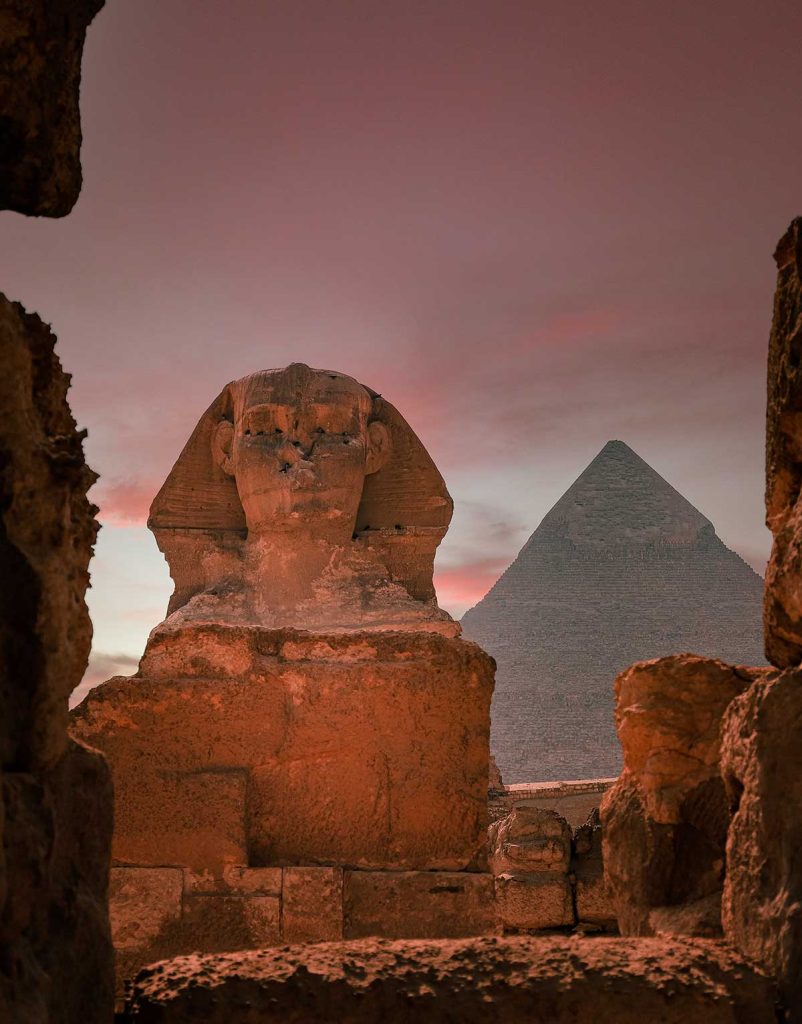 Itinerary of the Giza sunset circuit