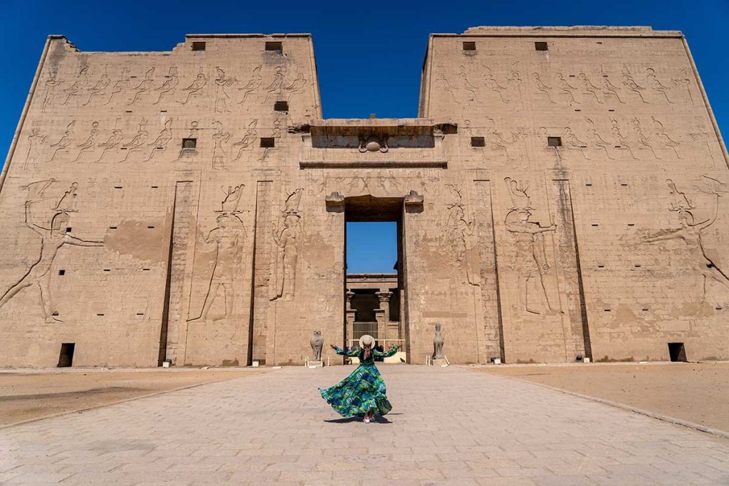 Itinerário do circuito do Templo de Edfu