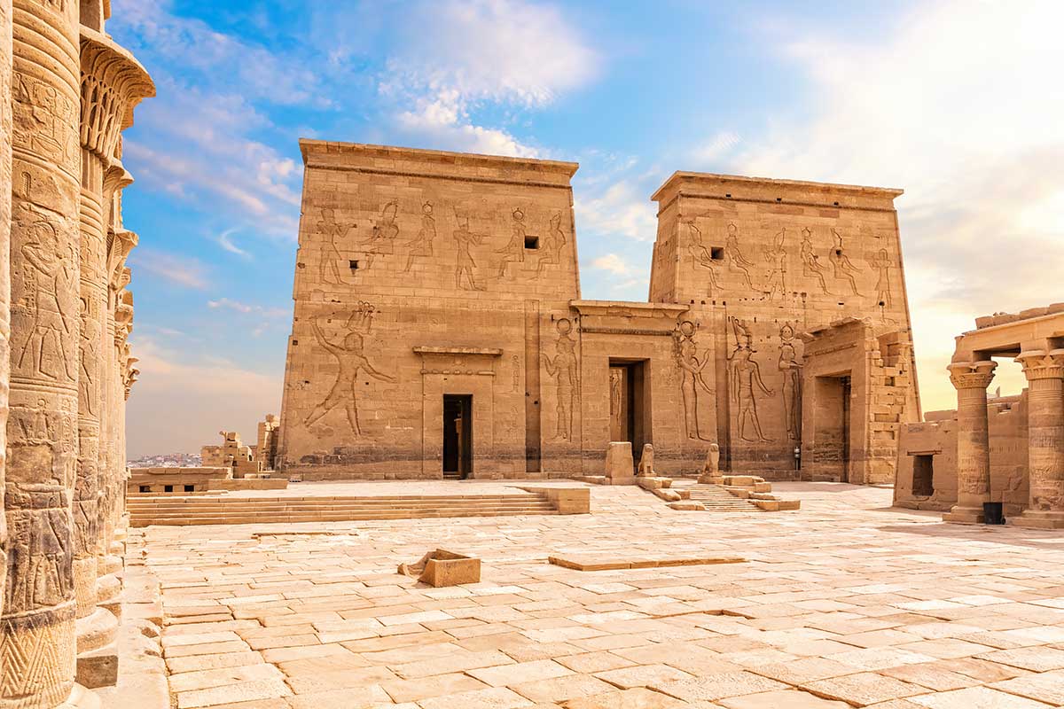 itinerary temple of Philae temple of the goddess isis