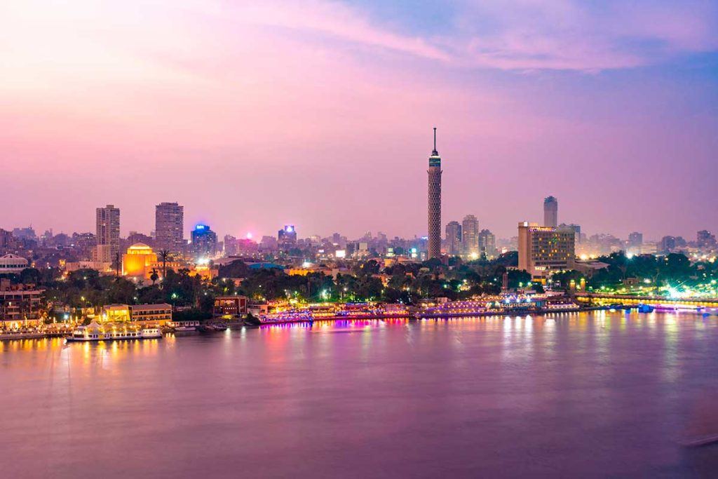 Itinerario arrivo al Cairo