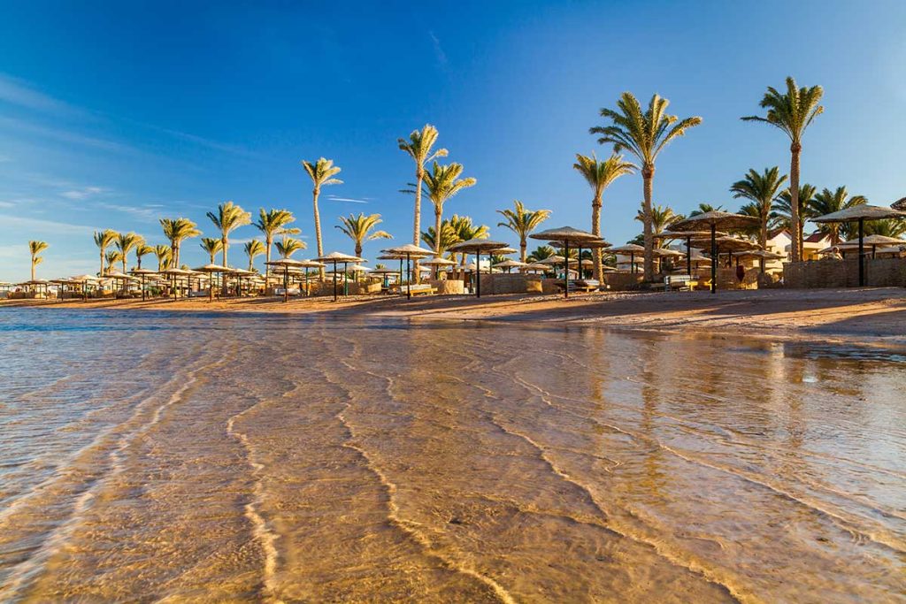 Itinerary red sea Hurghada beach