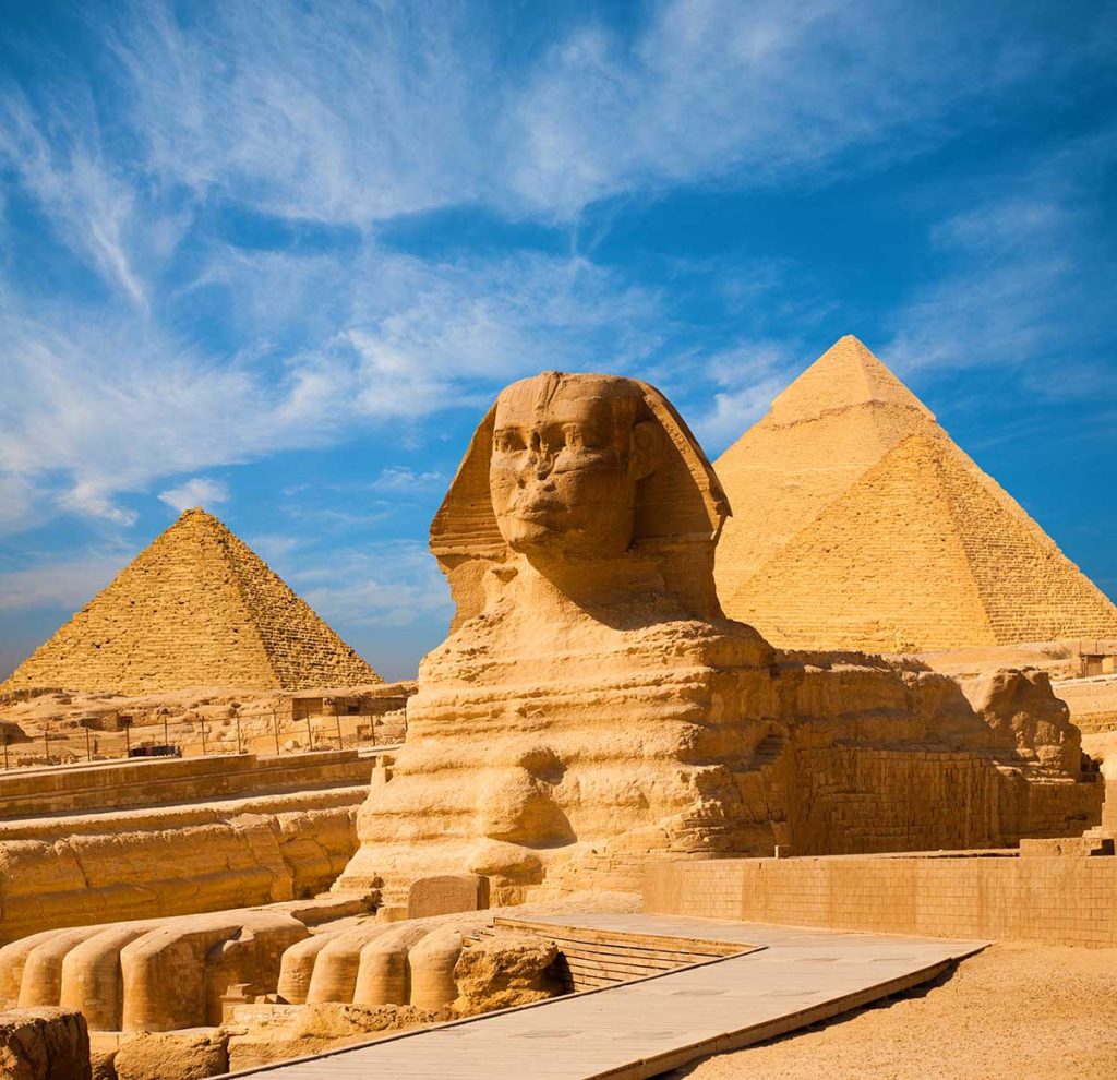 Pirâmides de Gizé e Esfinge Itinerário