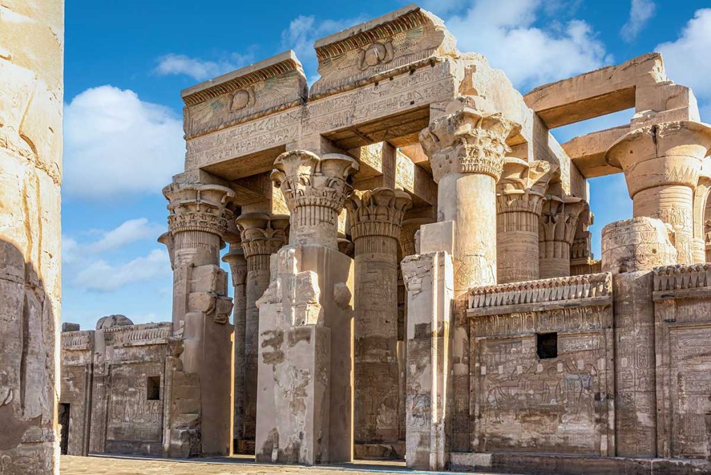 Itinerary of the temple of Kom Ombo