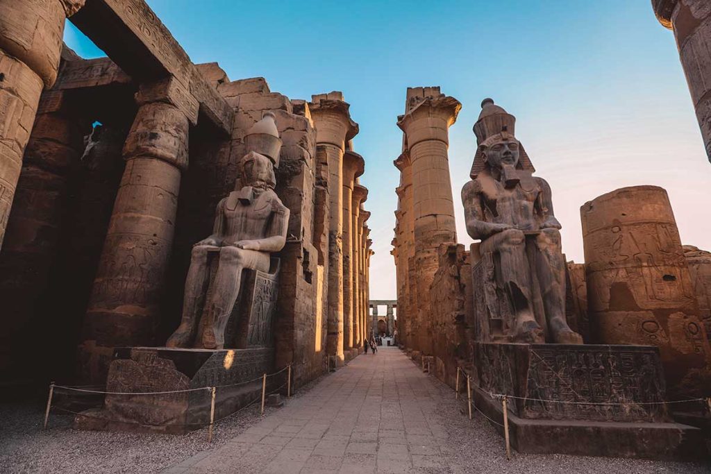 Itinerario tempio di luxor