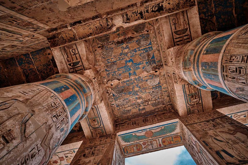 Itinerario del tempio di Medinet Habu