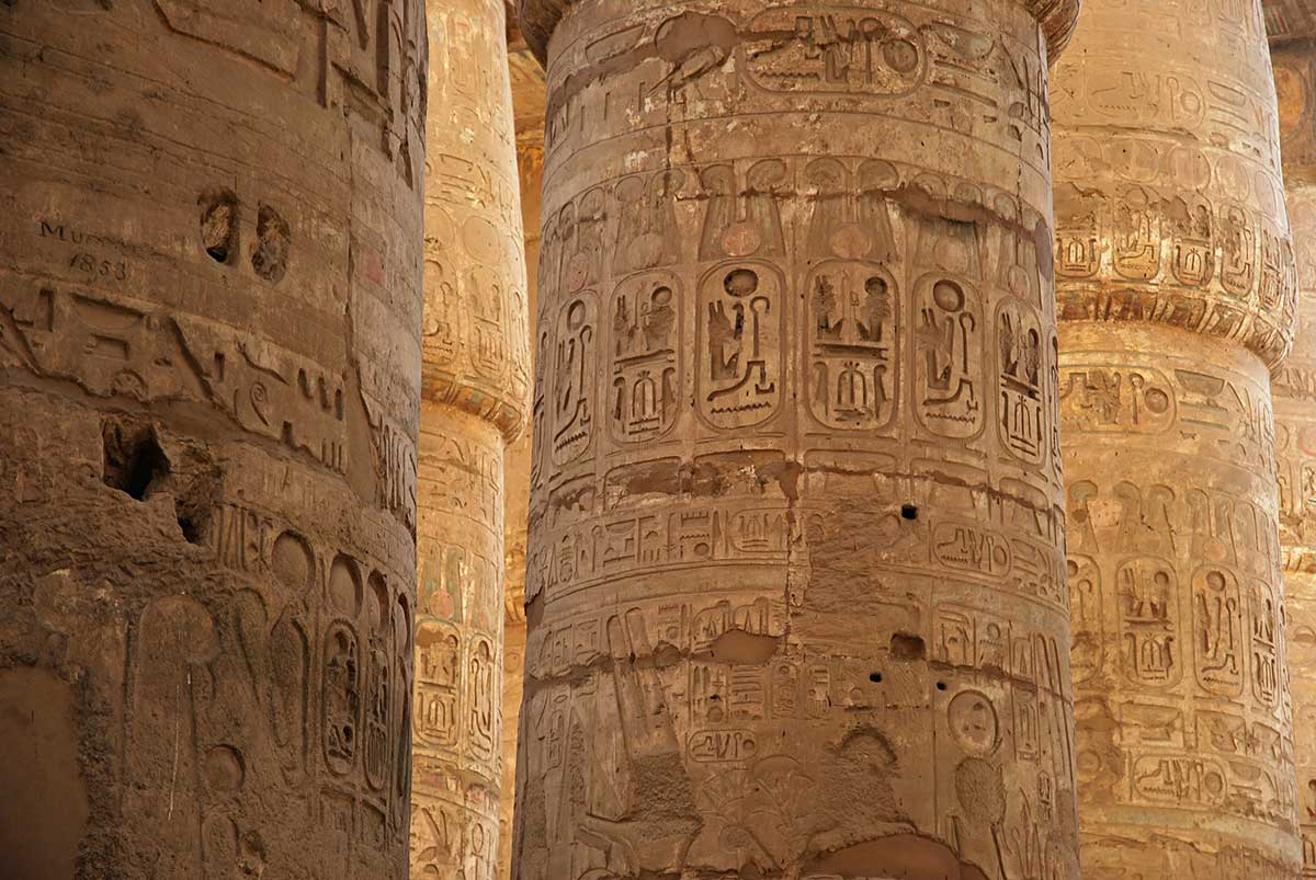Jeroglíficos de Egipto