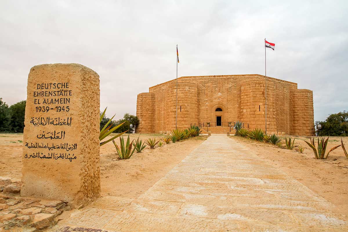 Memorial alemão da Segunda Guerra Mundial em El Alamein