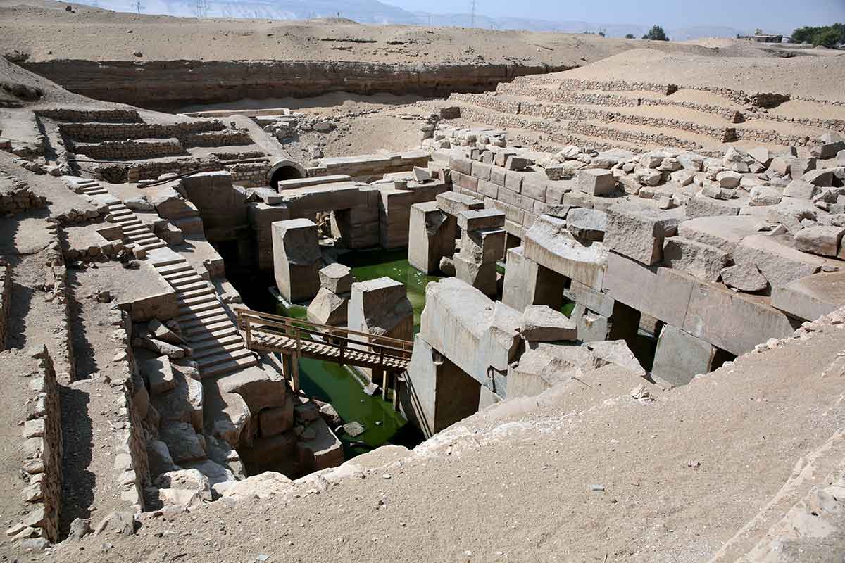 Temple Osireion d'Abydos