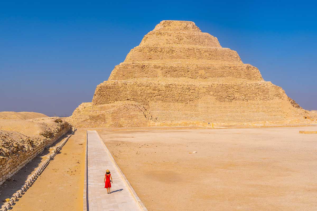 Pirámide de Zoser en Saqqara