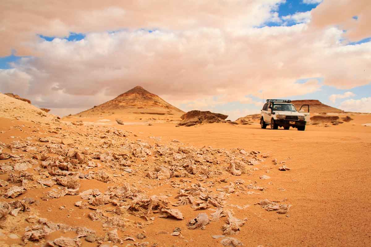 4x4 route through the Egyptian desert