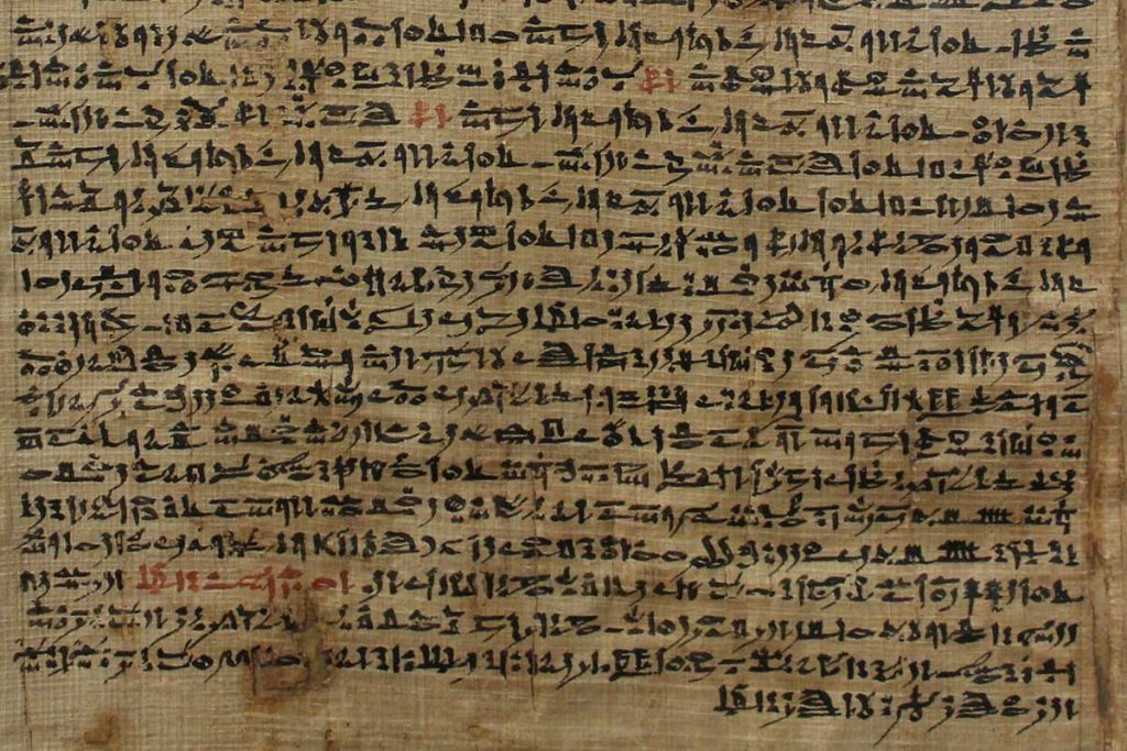 Tipos de escrita egípcia