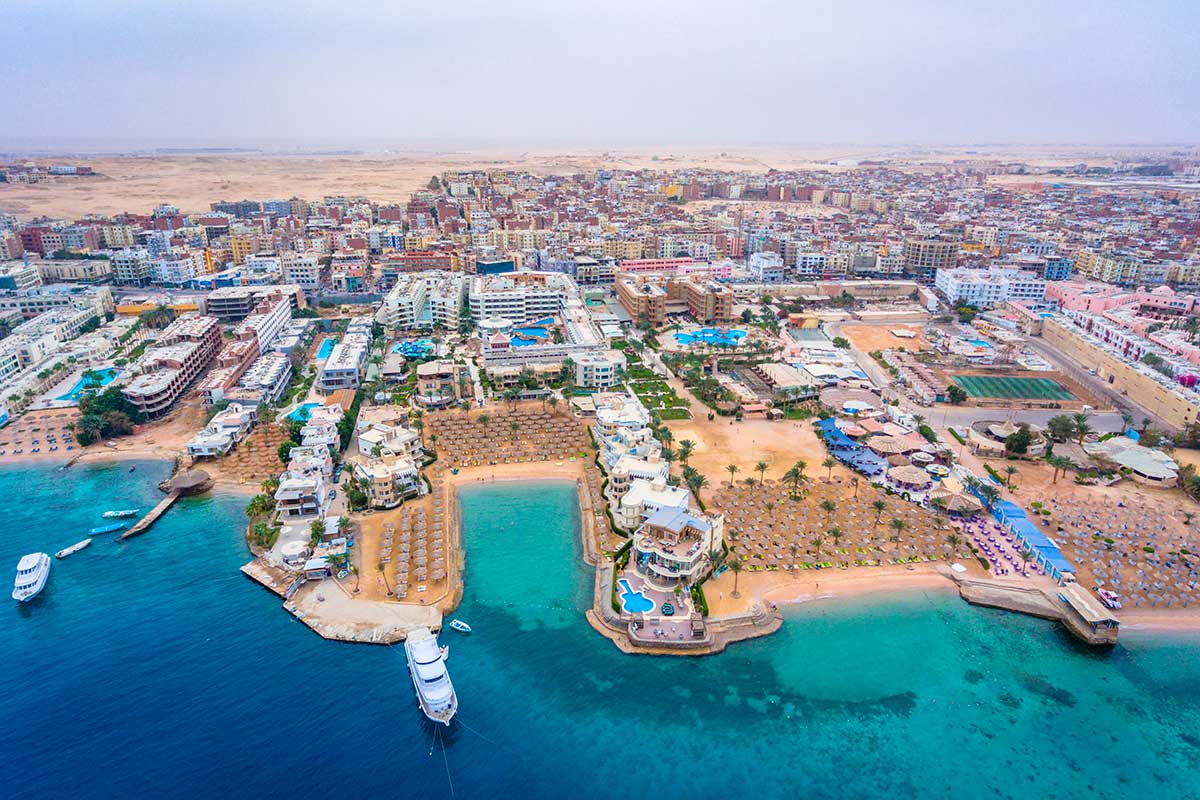 Localização Hurghada