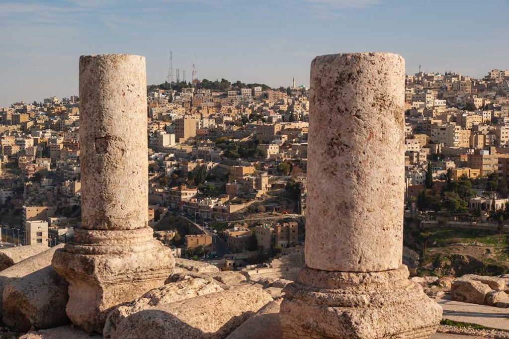 Vista sulla città di Amman