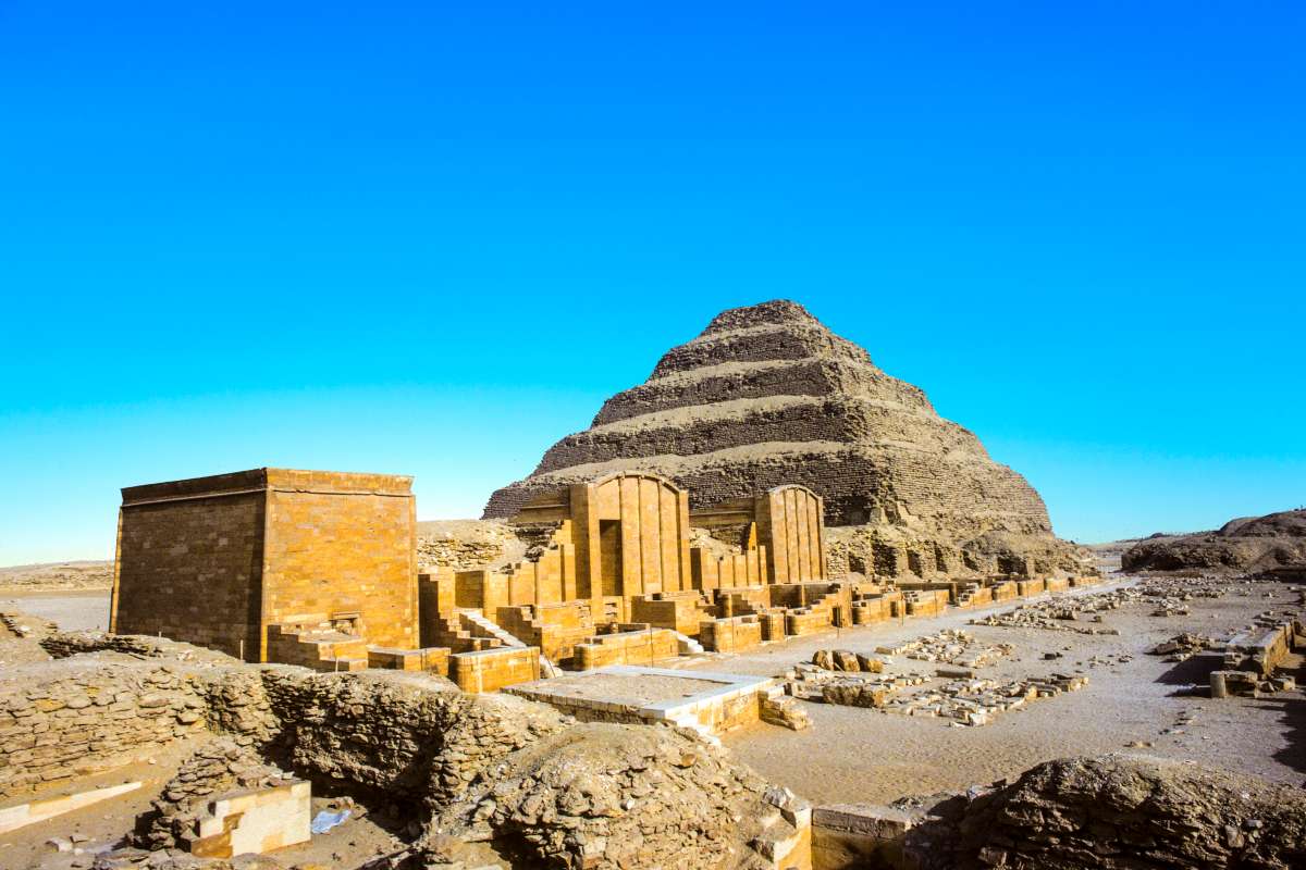 Pyramid of Djoser or Djeser
