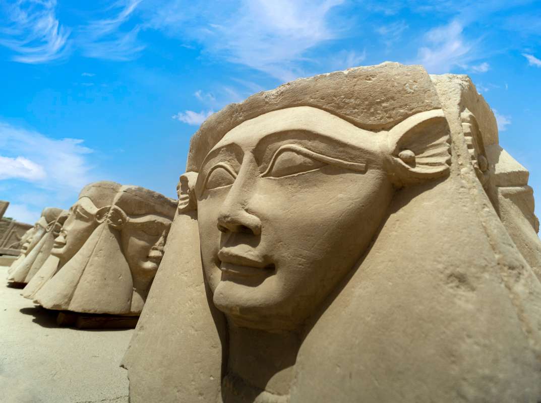 Head of Hathor in Dendera