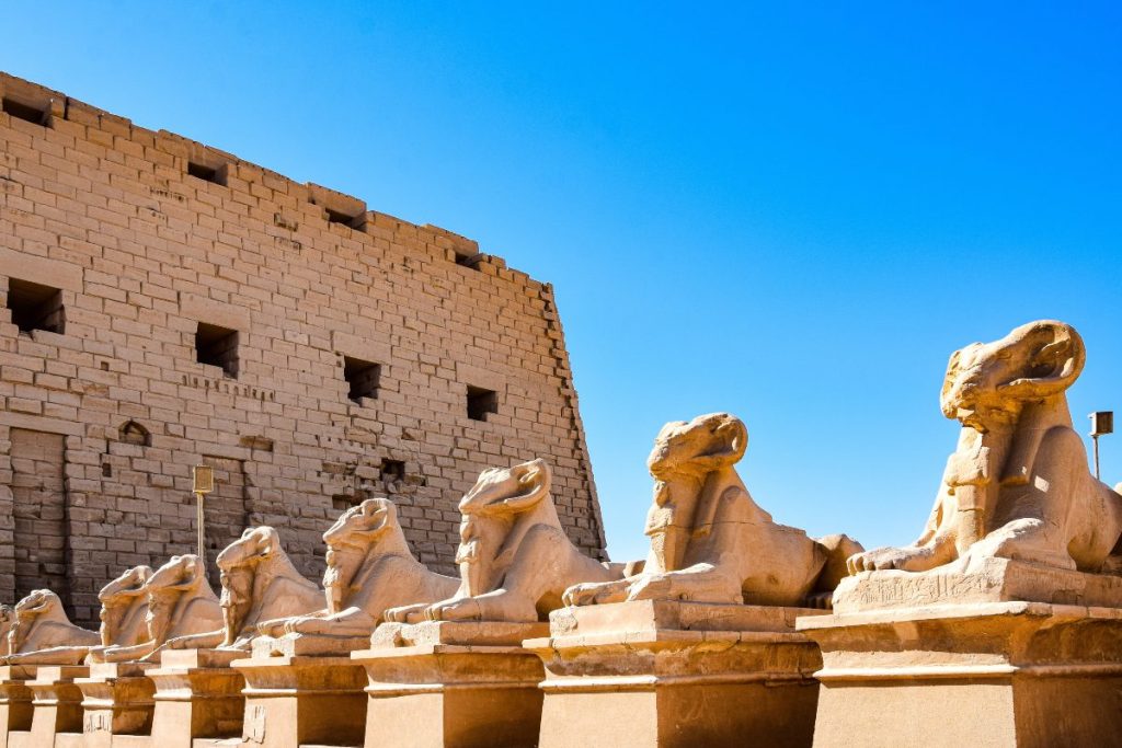 Itinerário do Templo de Karnak