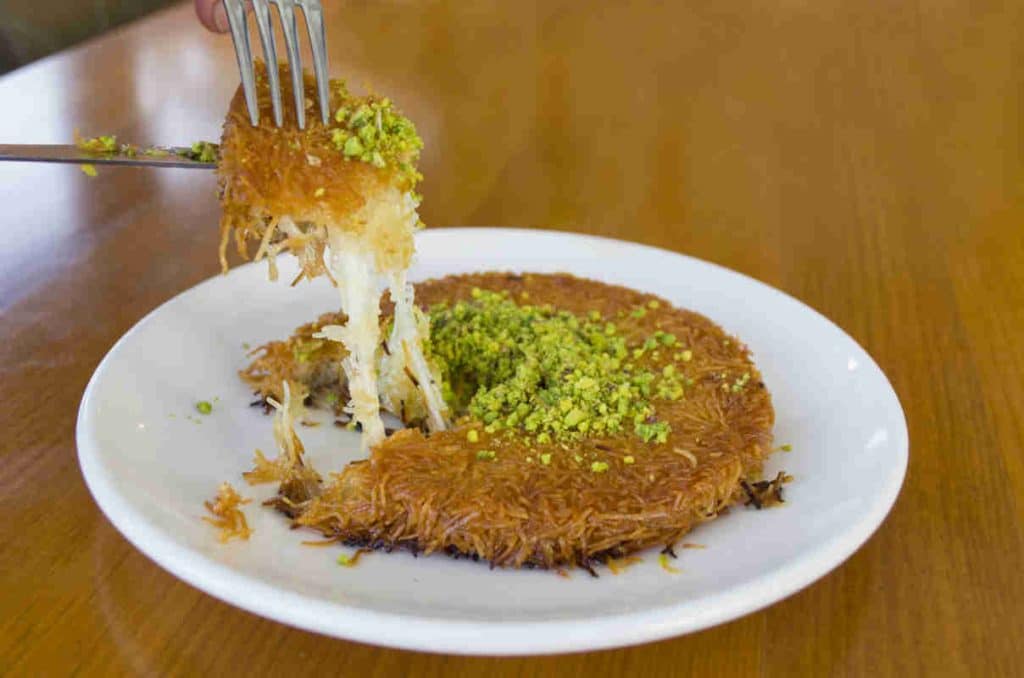 sweet kanafeh from Egypt