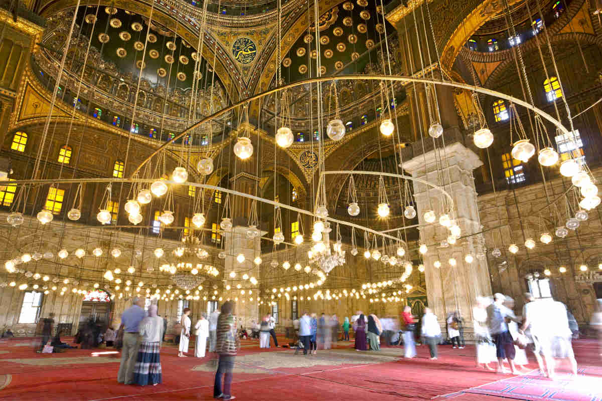 Vous pouvez visiter la mosquée d'albâtre
